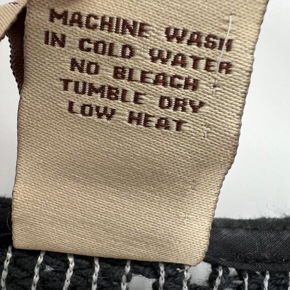 XCVI Tie-Dye Open Front Knit Cardigan Size Medium Crochet Boho Fringe Gray - Picture 6 of 10